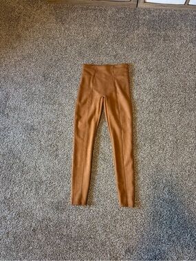 SPANX High-Waist Skinny Leggings in Camel Brown